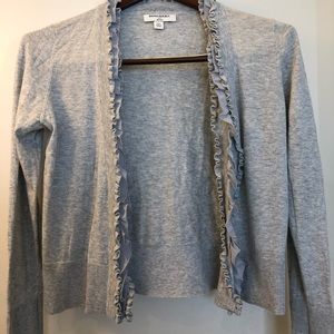 Banana Republic gray open cardigan